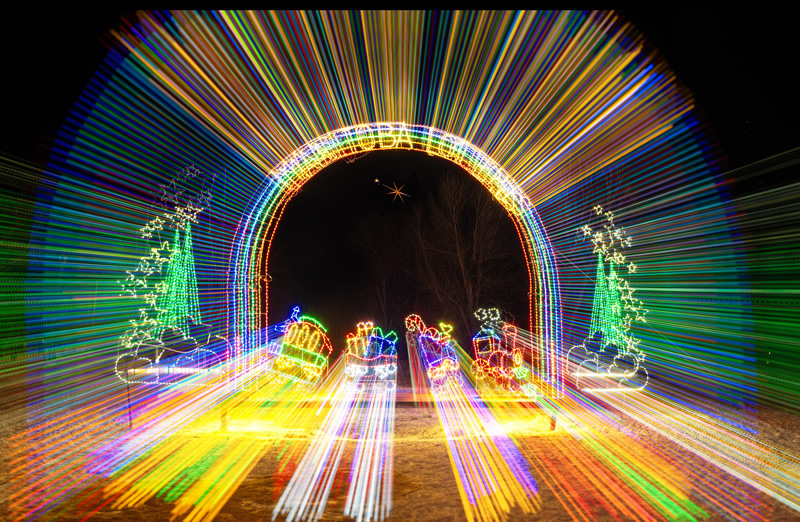 Waterfall of Lights by Darlene Perkin